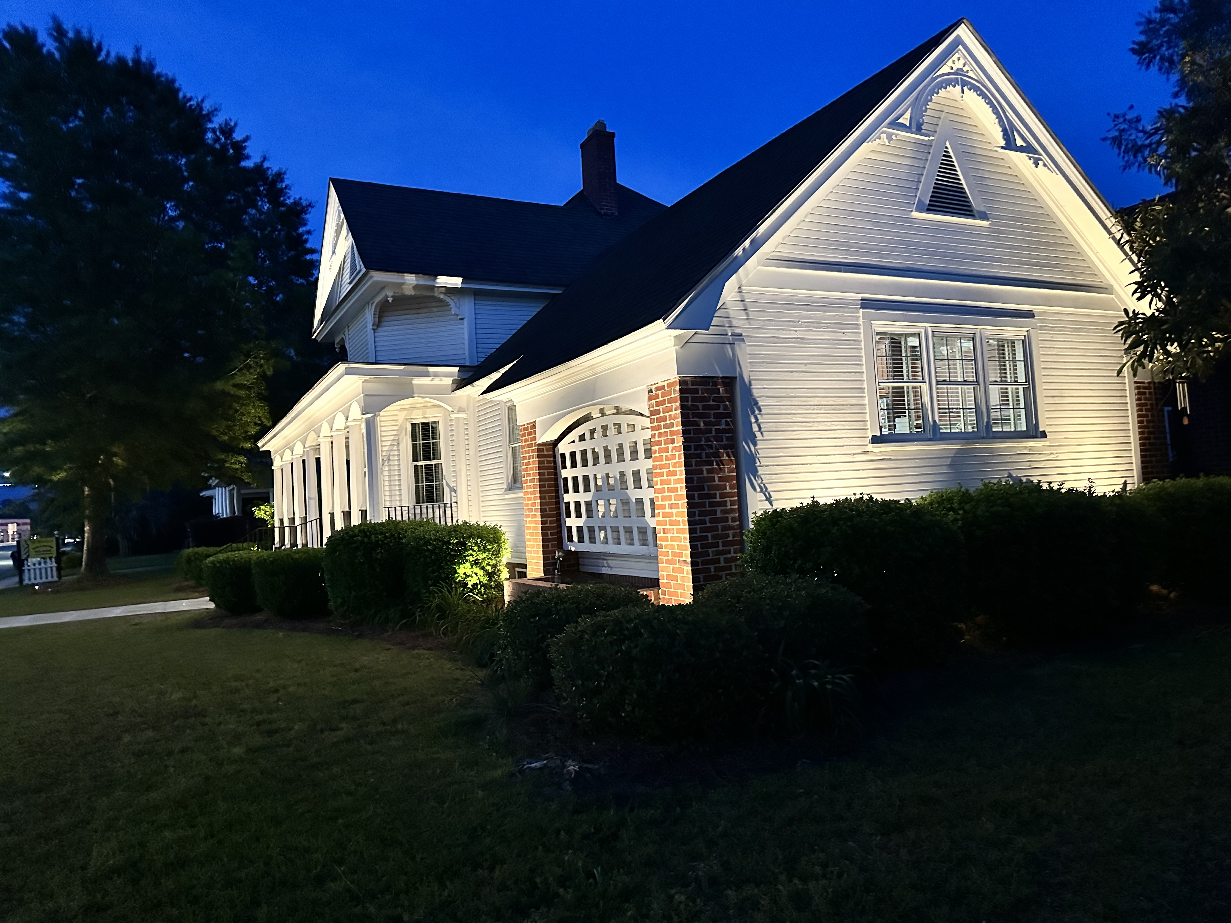 Historic Home Upgraded with Outdoor Lighting